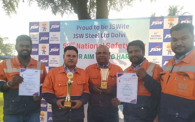 Awarded for our dedication to build 100% safe workplace