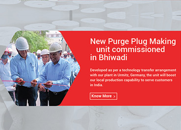 New Purge Plug Making unit commissioned in Bhiwadi