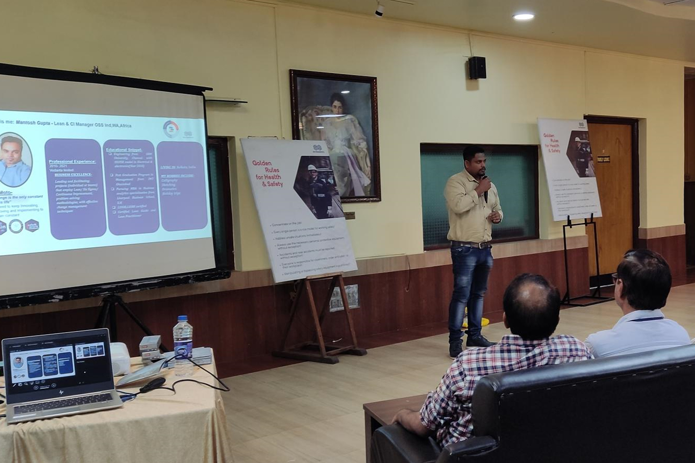 Collaborates with customers to conduct trainings on OHS and Lean management 