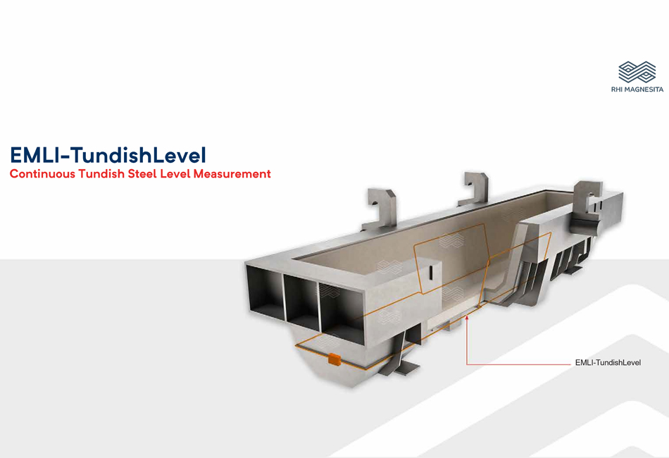 EMLI-TundishLevel system in an integrated steel plant