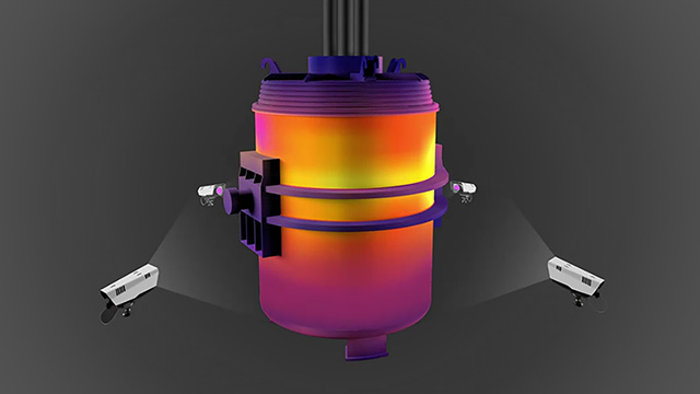 VISIR Ladle Hot Spot Detection